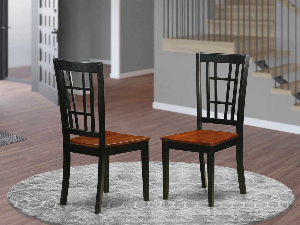 5 Piece Kitchen Table Set with 4 Wood Chairs A1018