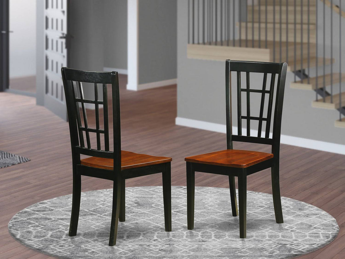 5 Piece Kitchen Table Set with 4 Wood Chairs A1018