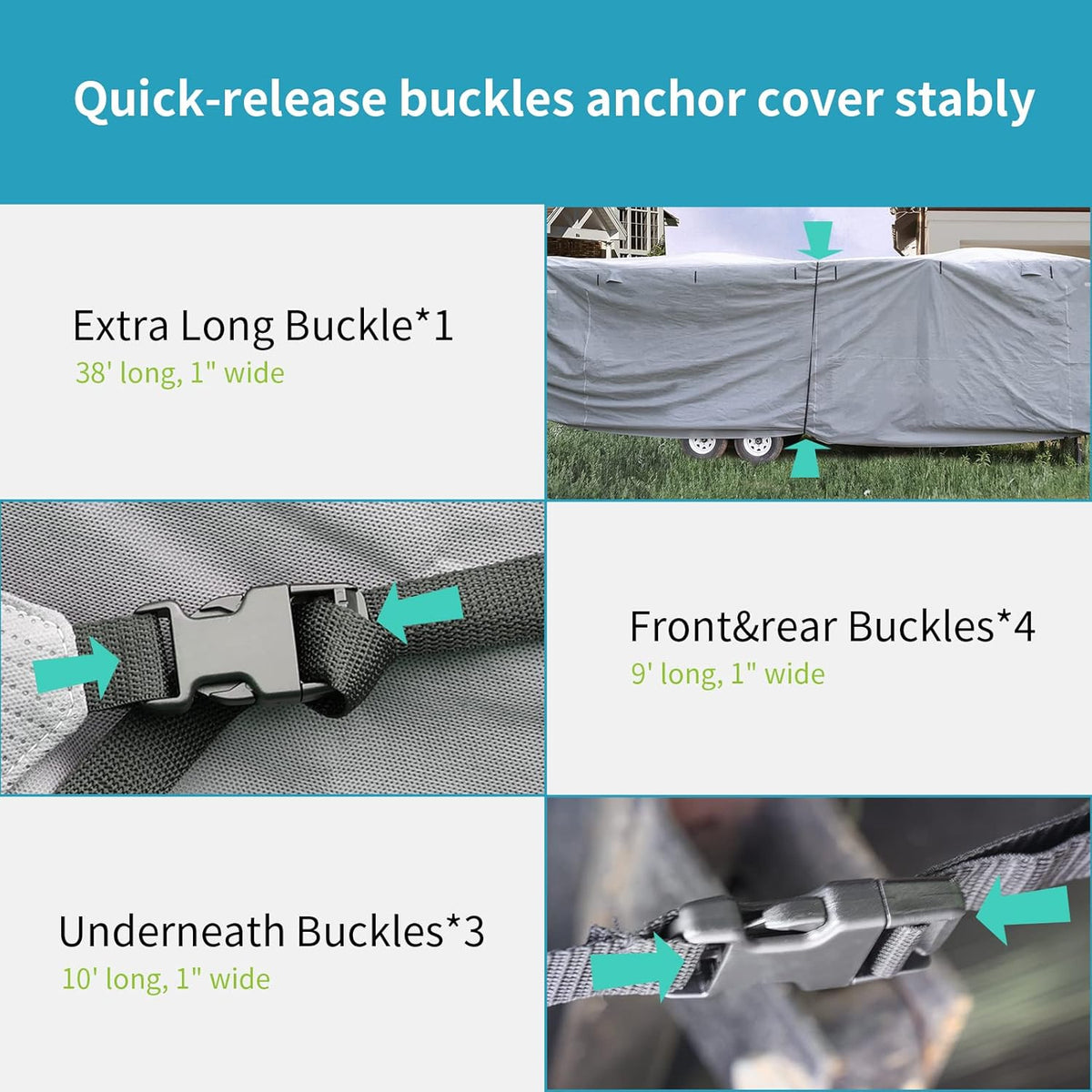 Travel Trailer Cover with Quick Side Door Access I79936