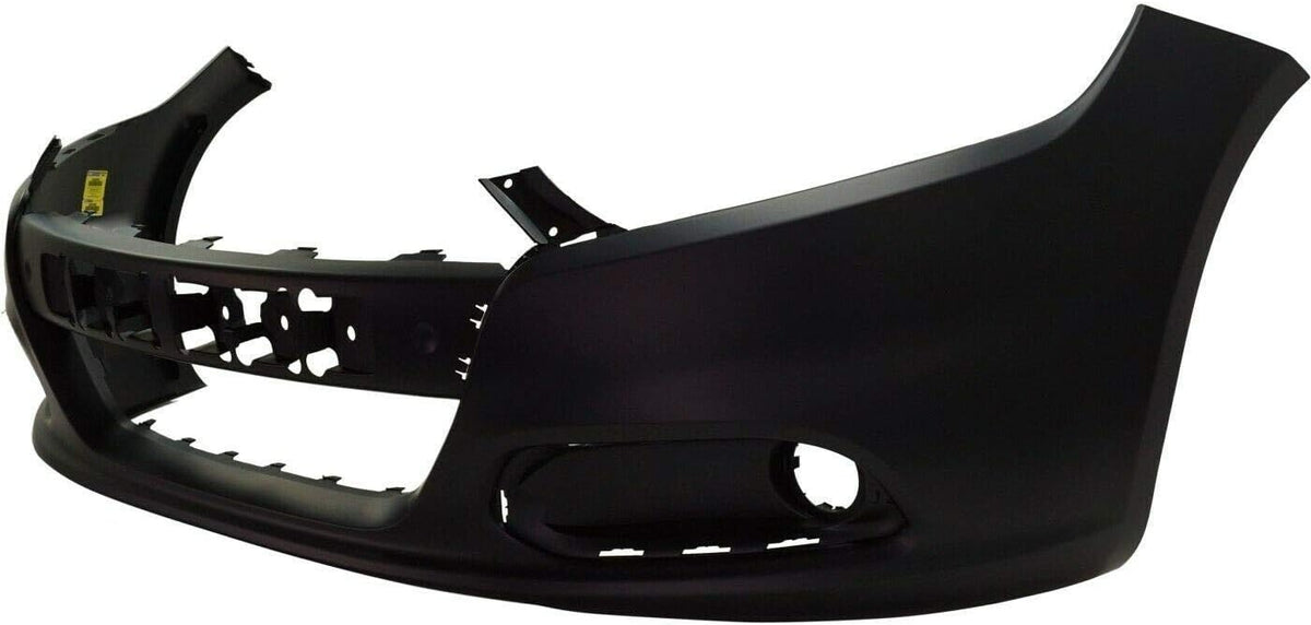 Primed Plastic Front Bumper Cover Fascia with Fog Light Holes for 2013-2016 Dodge Dart Sedan A91300