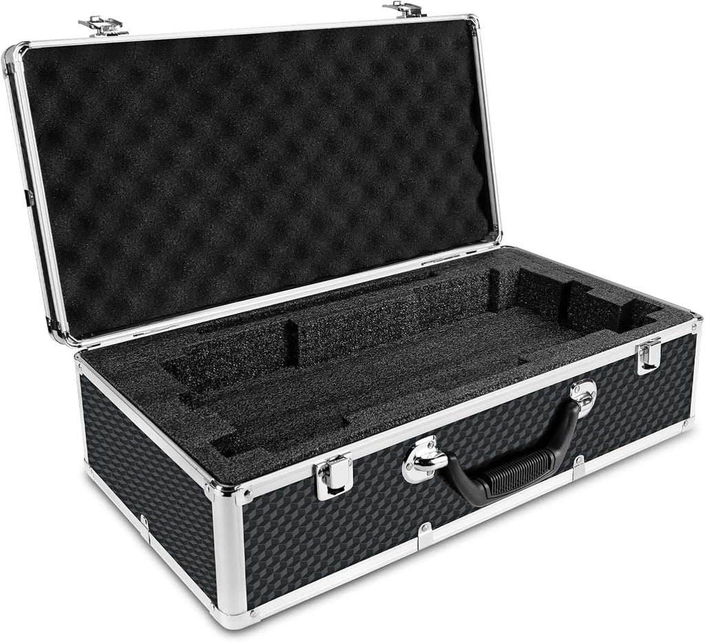 Large Size Carrying Case with Pre-Diced Foam, Aluminum Alloy, Pack of 2 A5613