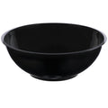 Black High Profile Plastic Catering Bowl - 25/Case F83233