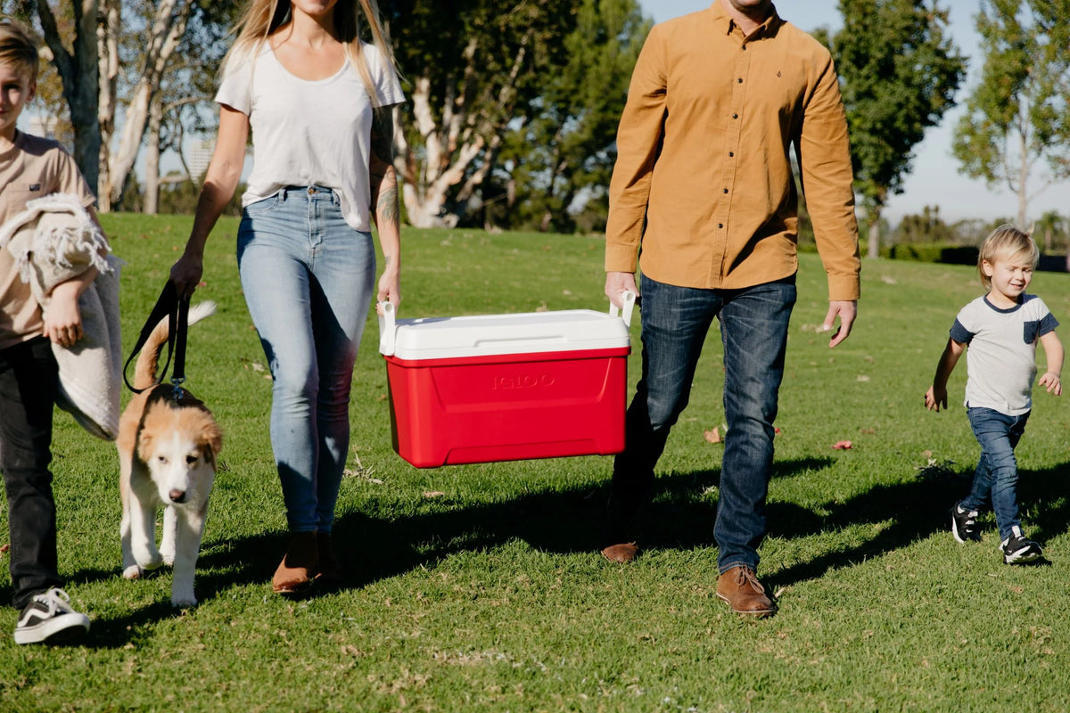 48 QT Red Ice Chest Cooler O97053