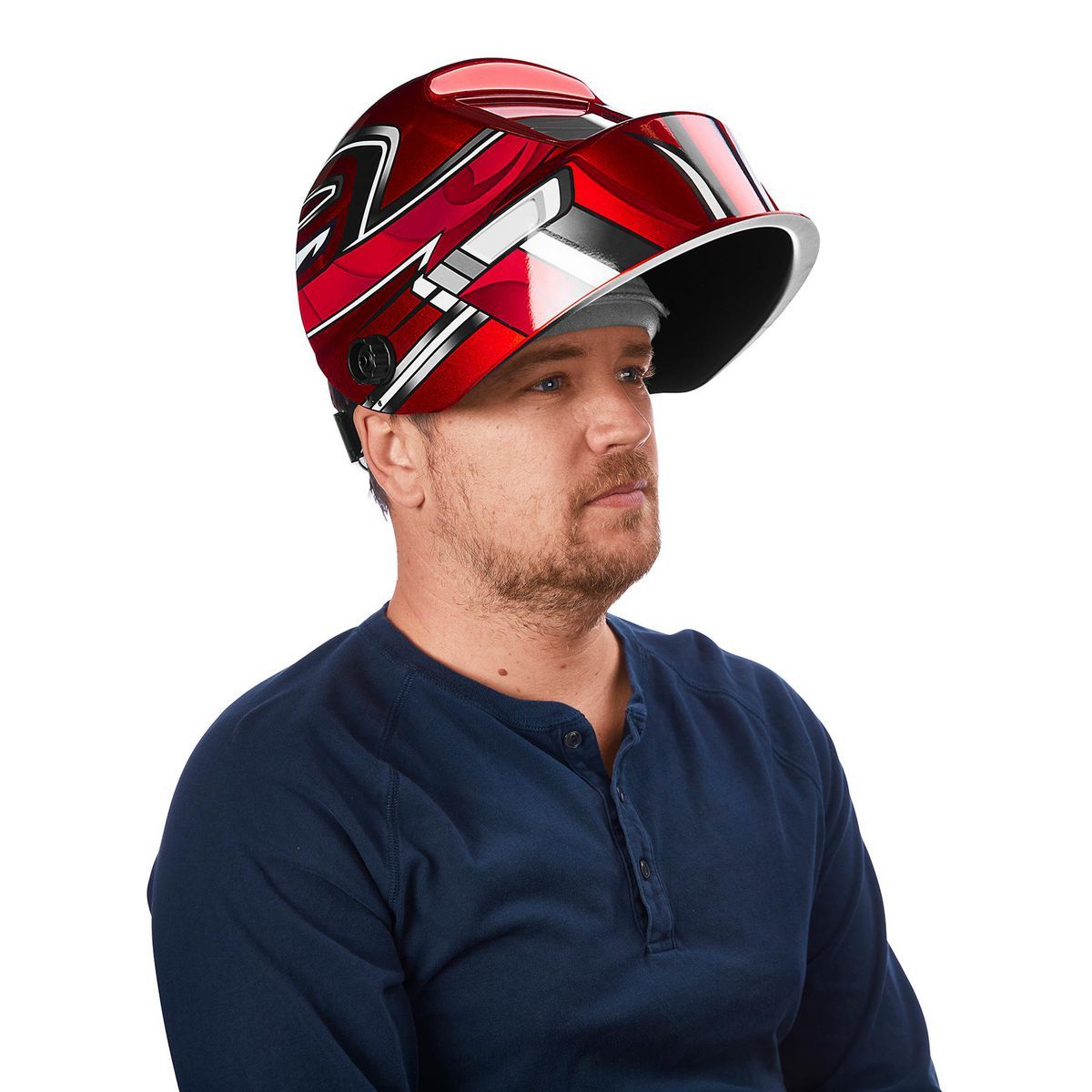 Red Auto-Darkening Welding Helmet T569992