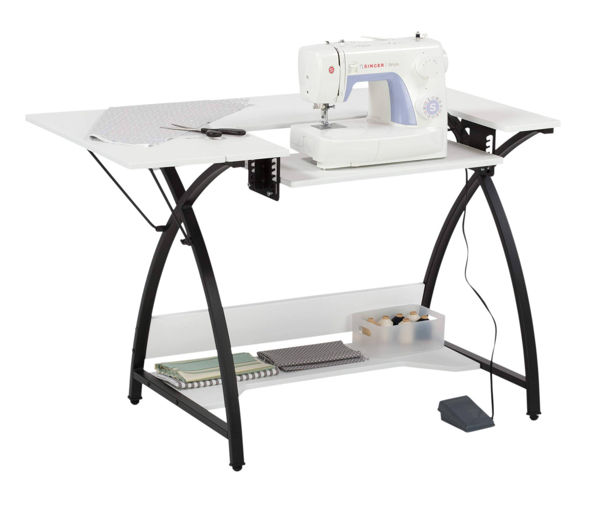 Black White Sewing Table P93855