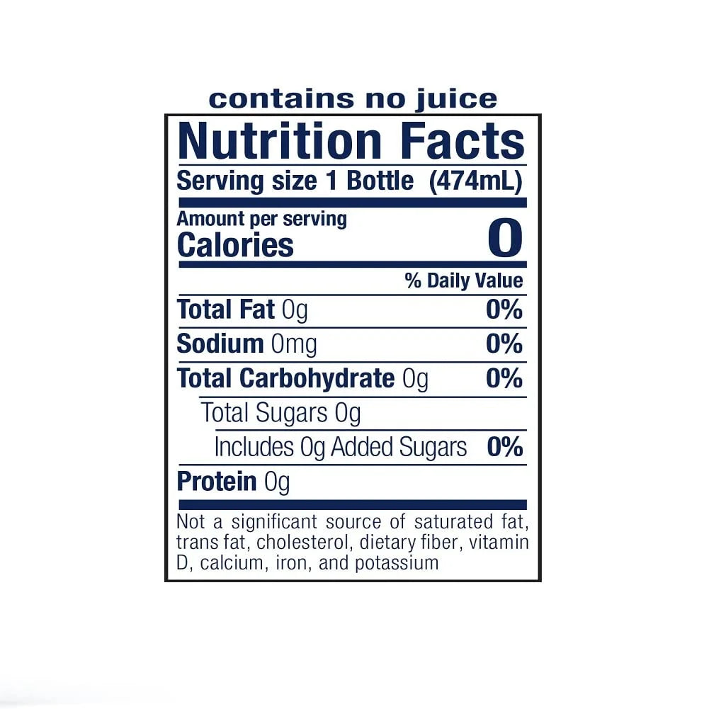 Mango Water, Pack of 12, 16 Ounce Bottles, Zero Sugar U5967