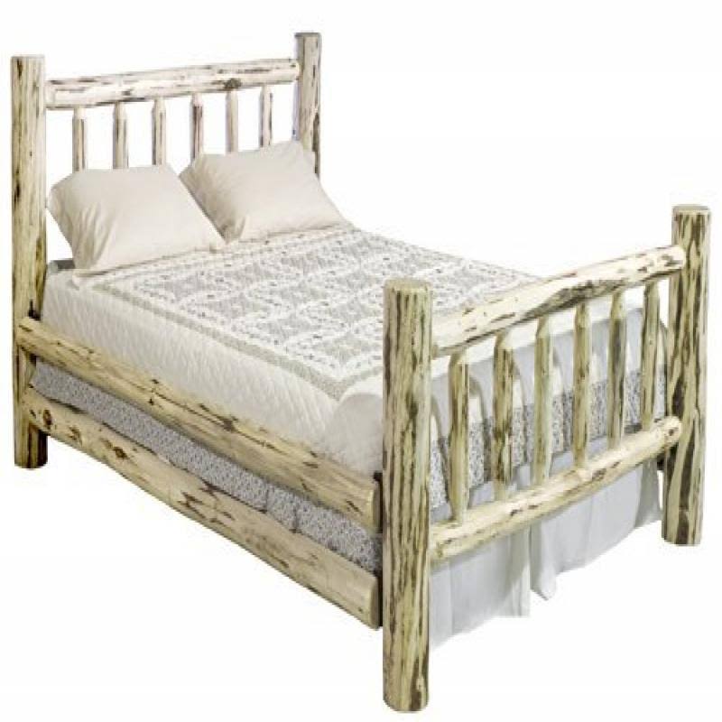 Full Bed with Clear Lacquer Finish U4644