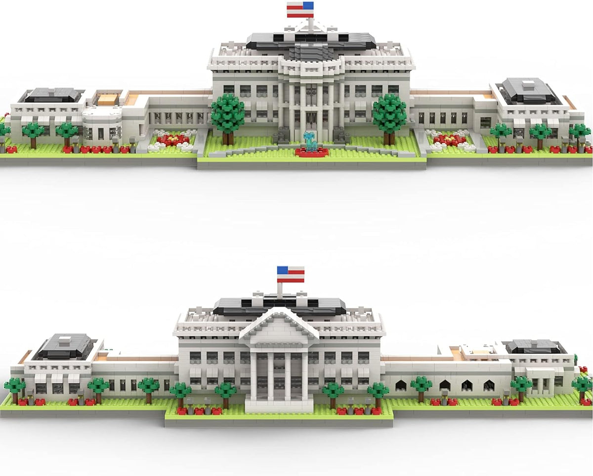 Micro Mini Blocks White House Model Set 3000 Pieces Building Architecture Toys H118