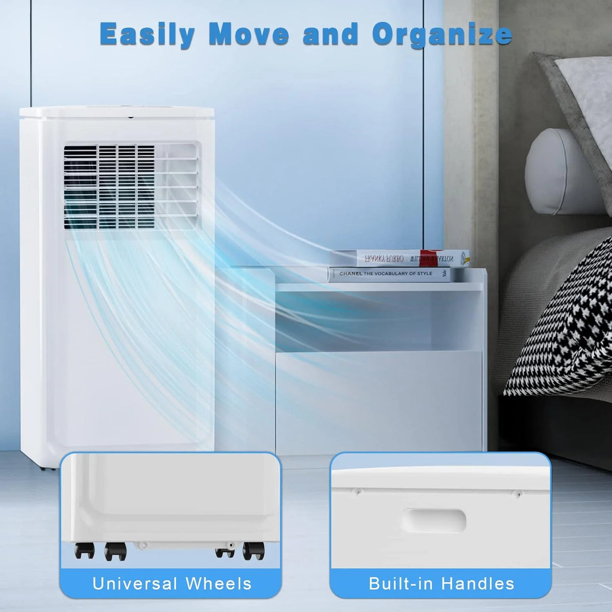 10000 BTU Portable Indoor Air Conditioner with Remote Control A255851
