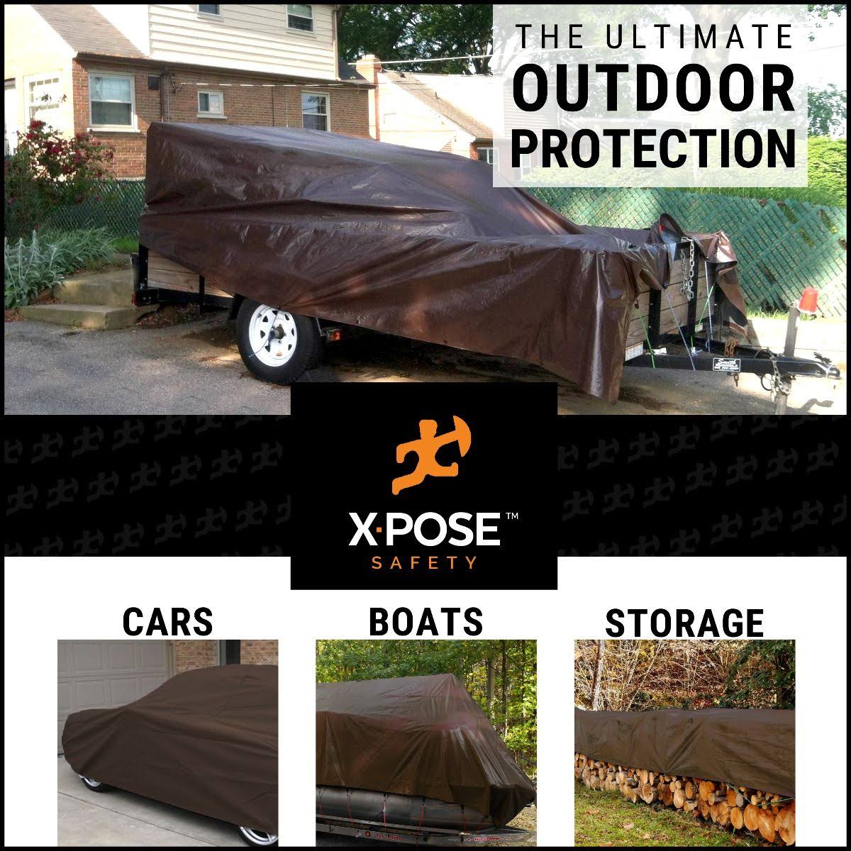 Brown Poly Tarps 8 x 10, Case of 8 R898