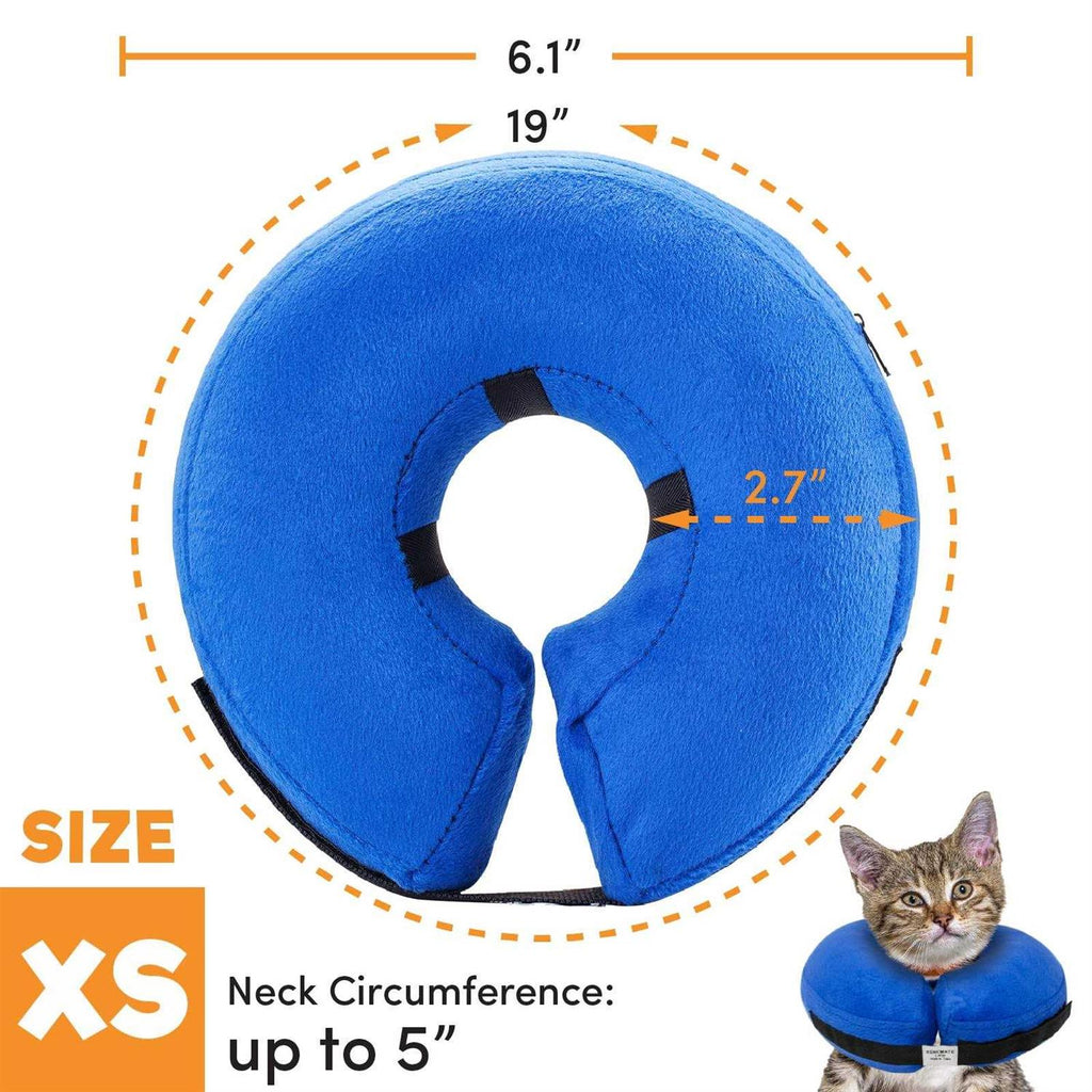Protective Inflatable Collar for Dogs and Cats Soft Pet Recovery Collar S777