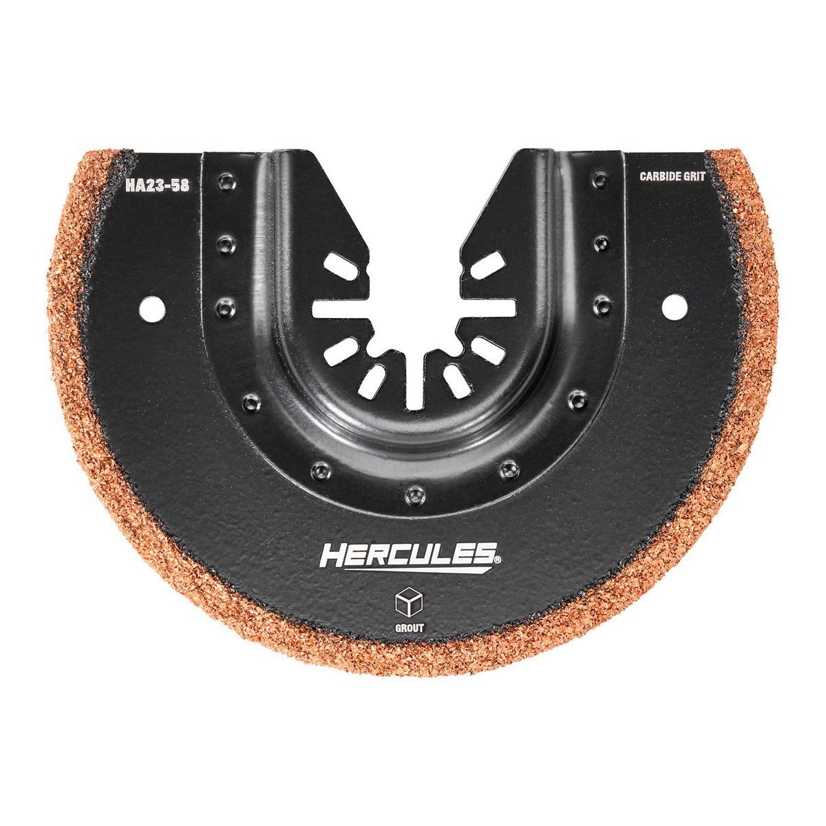 3-5/8 in. Carbide Grit Half-Moon Oscillating Multi-Tool Blade T659191