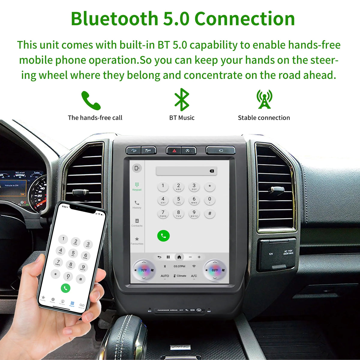 Car Radio CarPlay Stereo Android Head Unit Multimedia Player S5748