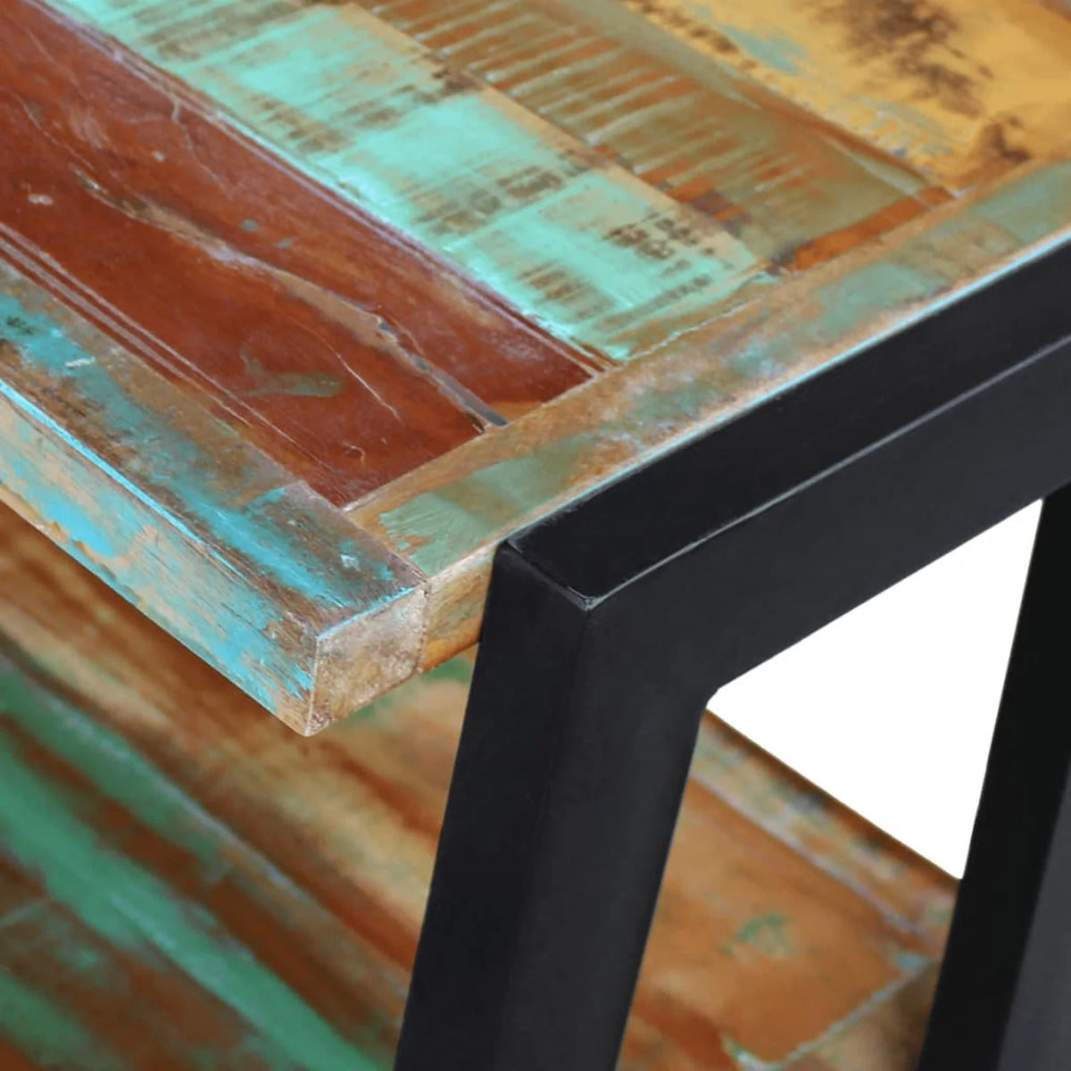 3 Shelves Solid Reclaimed Wood Sideboard D20130