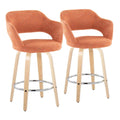 26" Fixed-Height Counter Stool Set of 2 Z45623