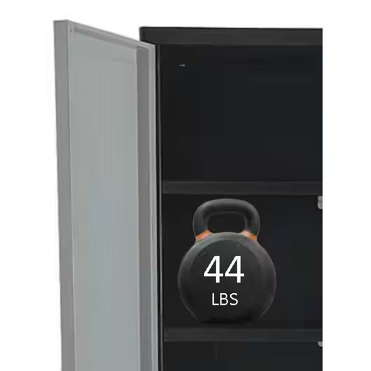 Gray Plastic Freestanding Garage Base Cabinet O38185