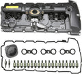 N52 Engine Valve Cover Kit with Oil Cap, Gaskets, Spark Plug Seals, Bolts H244