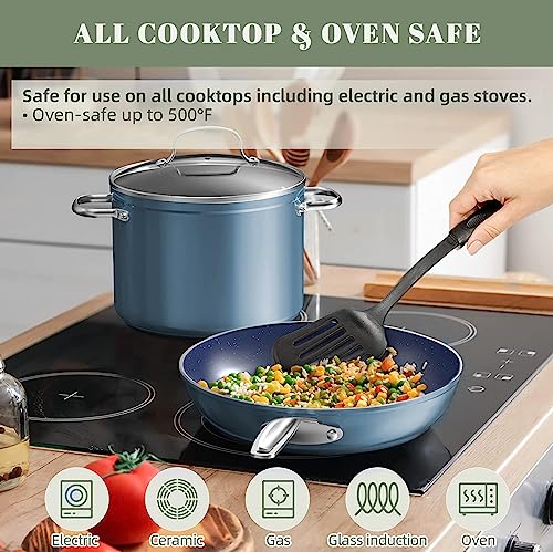 7pc Ceramic Nonstick Cookware Set P2703