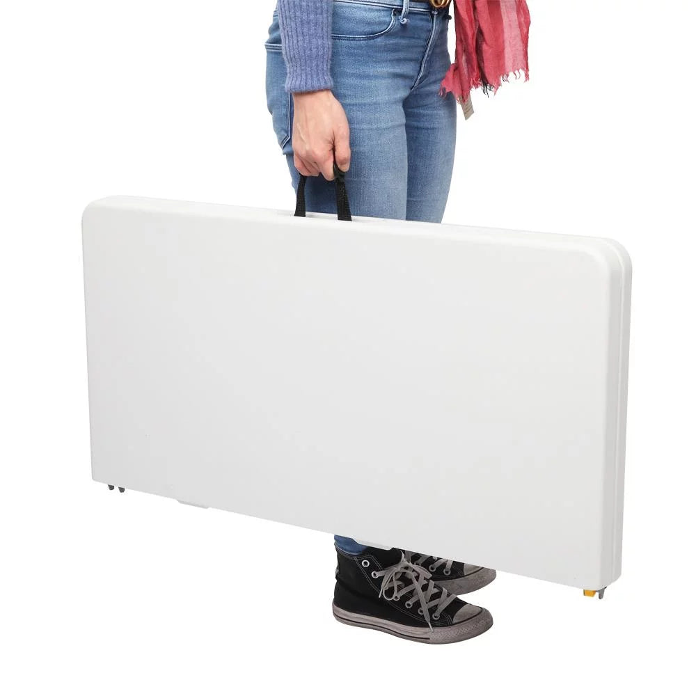 White Folding Table A878