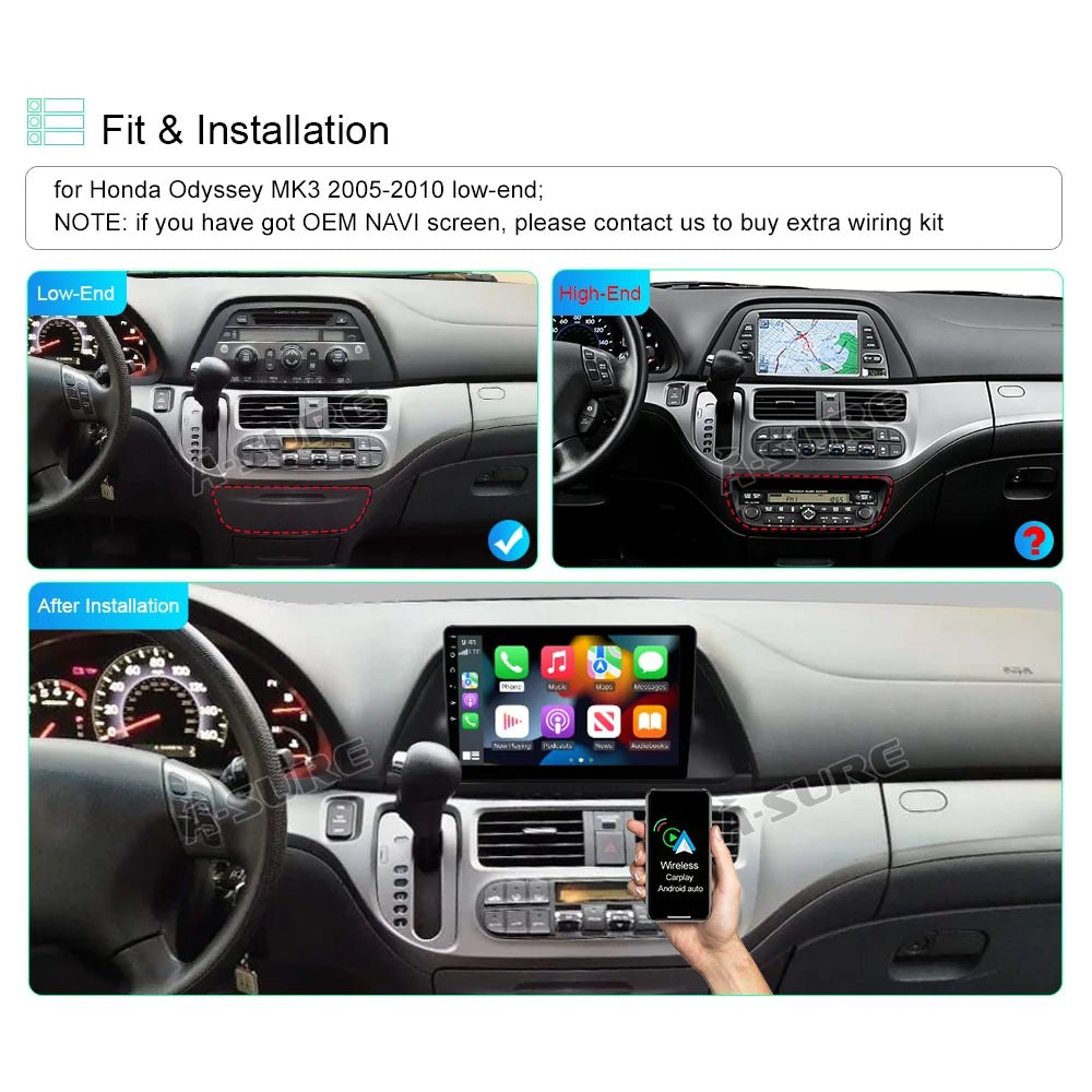 Car Stereo with GPS and CarPlay V7361
