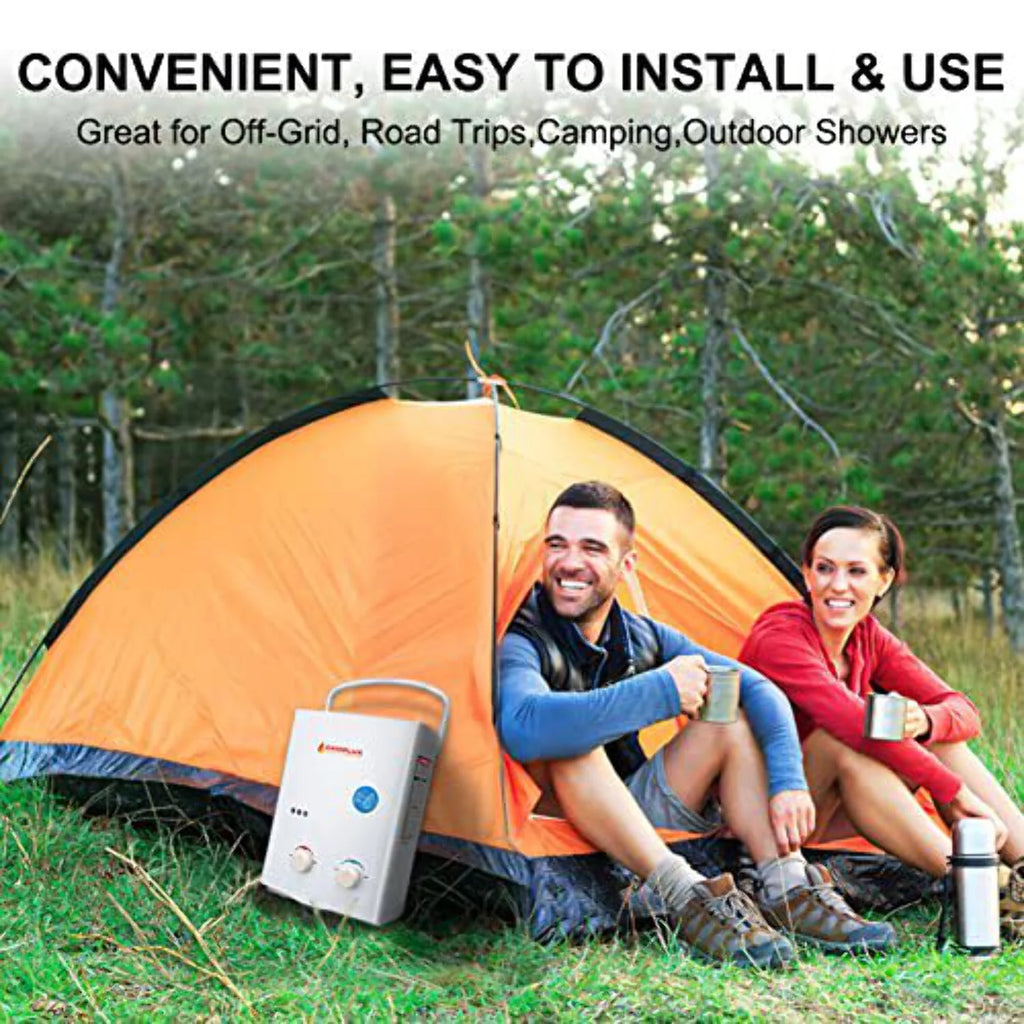 5L 1.32 GPM Portable Propane Tankless Water Heater C787