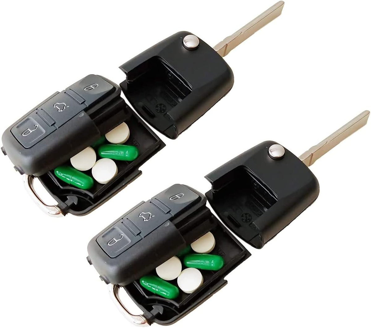 Fake Car Key Safe 2 Pack Waterproof Hidden Compartment P53595