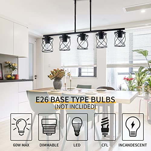 Brushed Nickel 4-Light Linear Pendant Light W181531