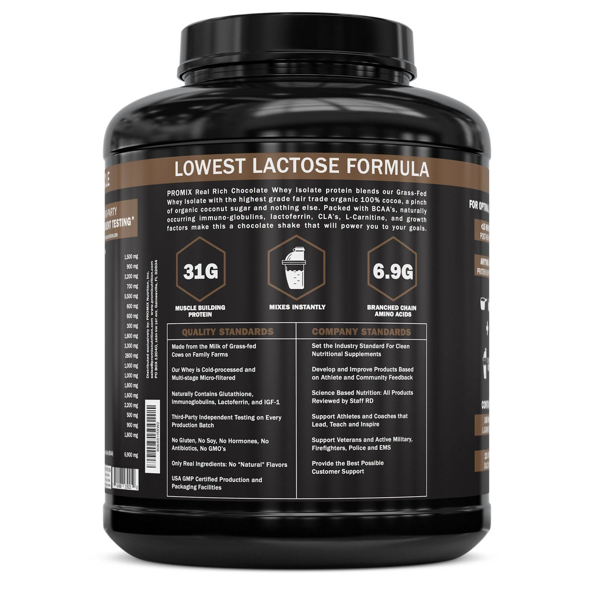 Grass Fed Whey Isolate, 30g Protein, 5 lb F192971