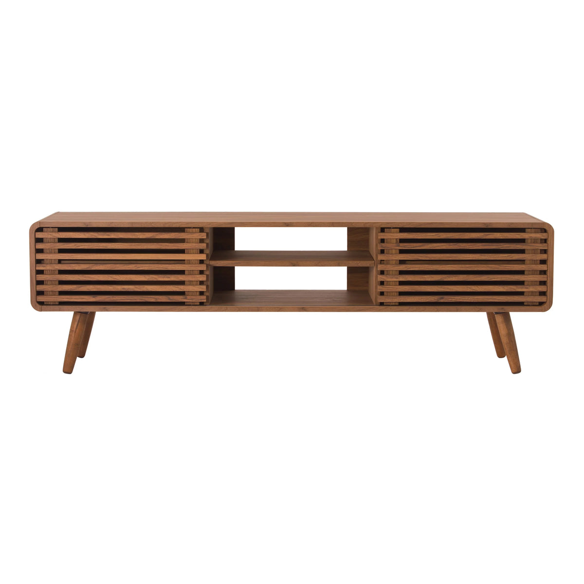 58" Slat Low TV Stand U878675