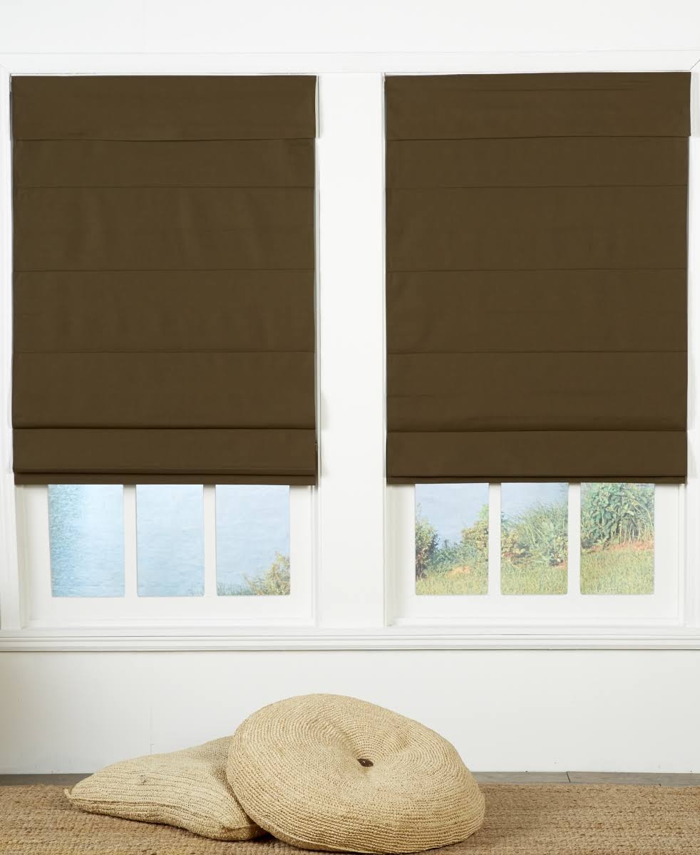 Cordless Roman Shade Chocolate - 70 x 72 in. M472