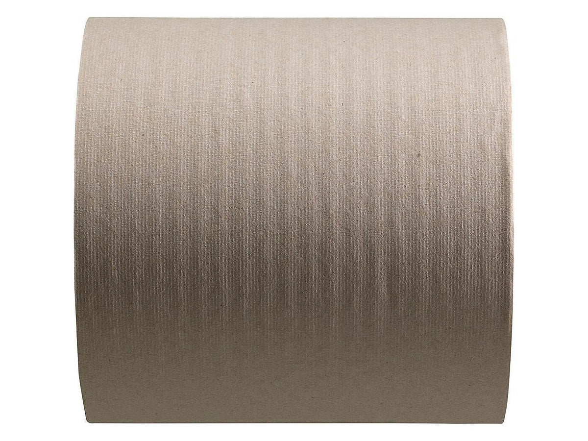 Brown Nonperforated Hardwound Roll Paper Towel 6 Rolls U21524