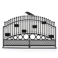Raven Night Gate Tea Light Candle Holder X483967