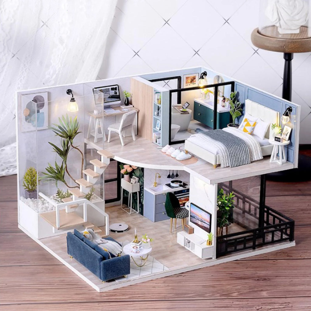 Building Toys with Furniture Accessories DIY Doll House T4522