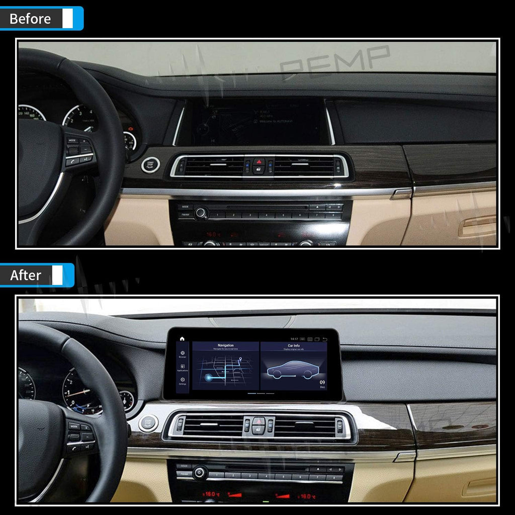 12.3" Android 11 Carplay Screen for BMW 5 Series NBT W83589
