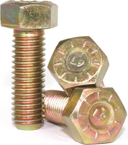 Hex Cap Screw Yellow Zinc Plated Z899