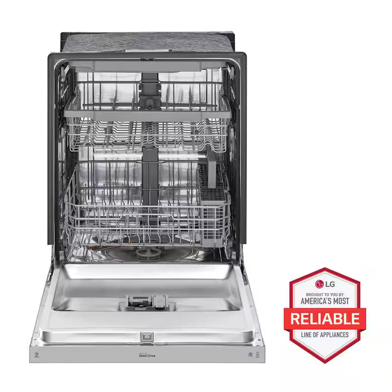 Stainless Steel Front Control Dishwasher with 3rd Rack A911