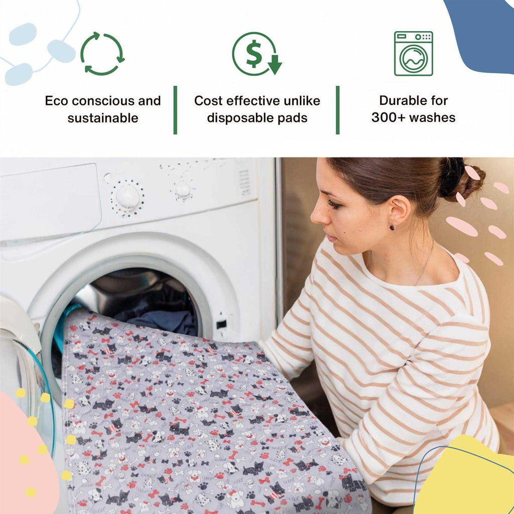 Quilted Washable Reusable Dog Pee Pads V4716