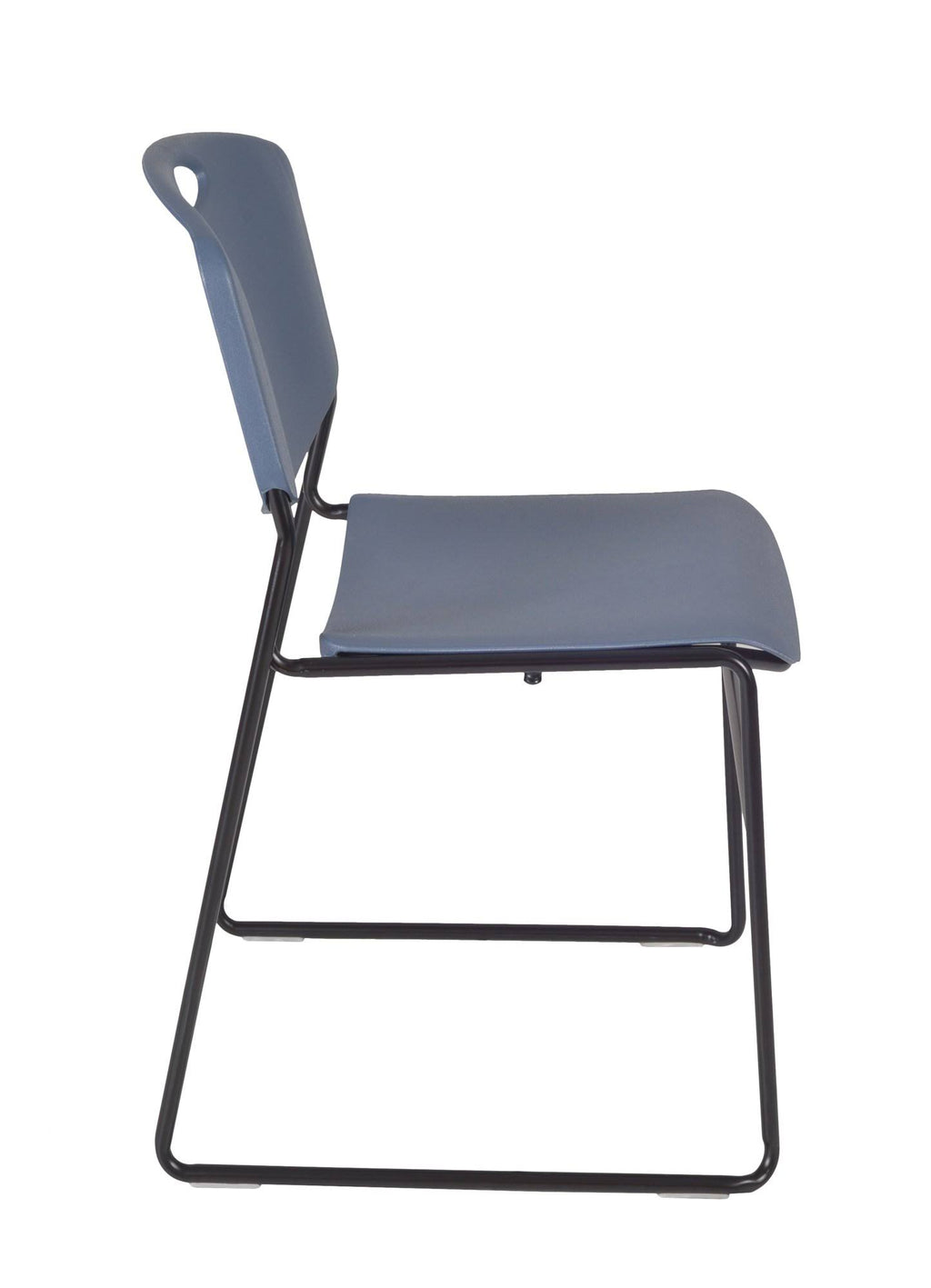 36x22 Round Breakroom Table with 4 Stack Chairs F93538
