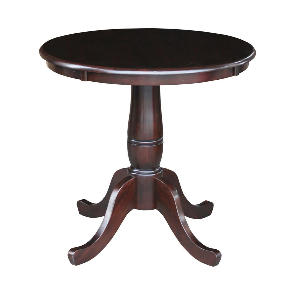 30" Round Wood Dining Table X49262