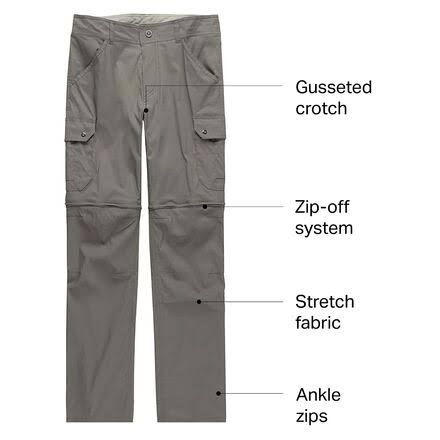 Khaki 32 Convertible Cargo Pant P9784