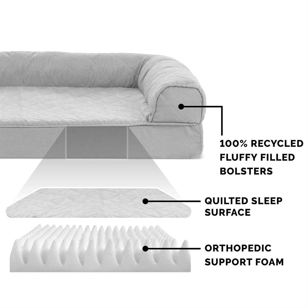 Quilted Orthopedic Sofa Pet Bed L679698