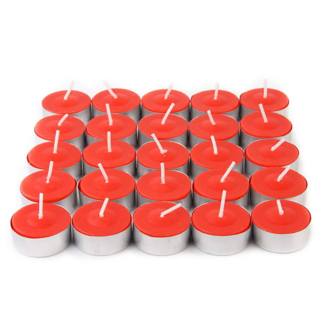 Red Citronella Tealight Candles 1200 Pcs W707566