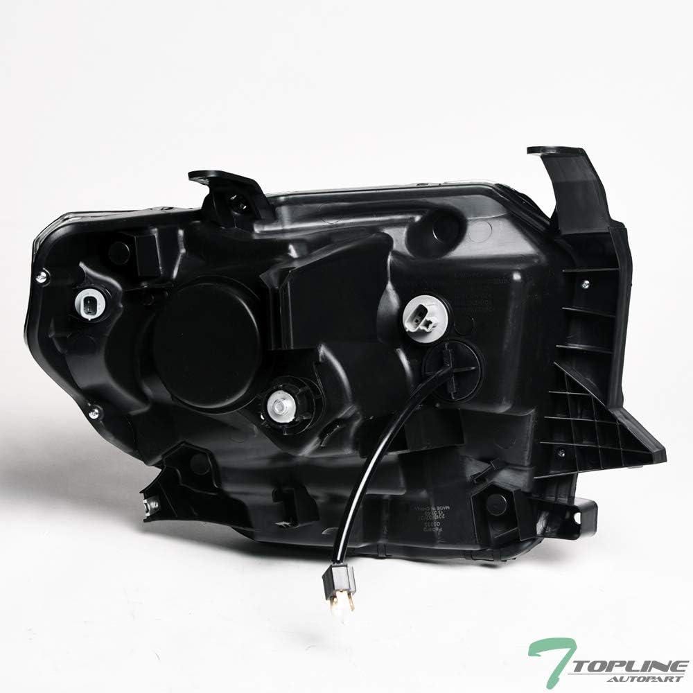 Black Housing Full LED Sequential Quad Projector Headlights A20076