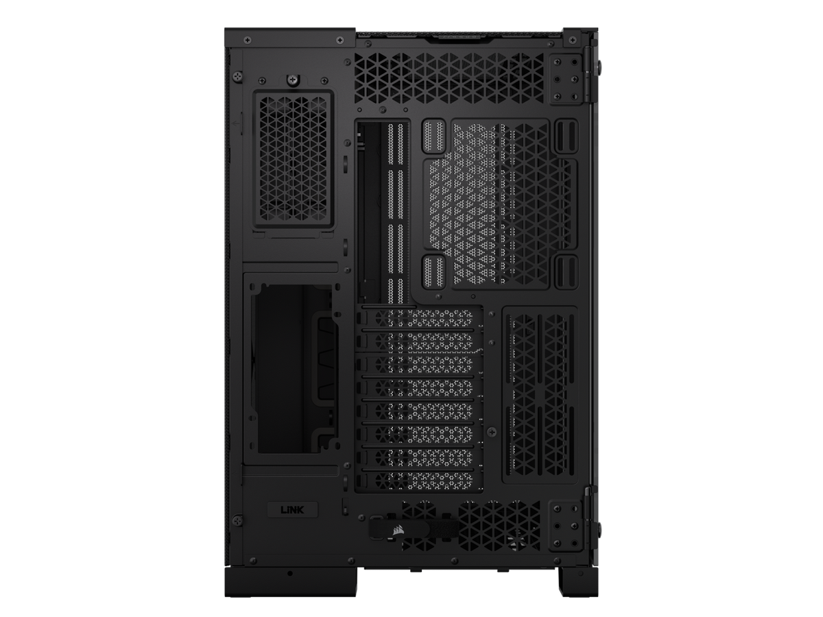 Black Super Mid-Tower Tempered Glass Airflow Case S7129