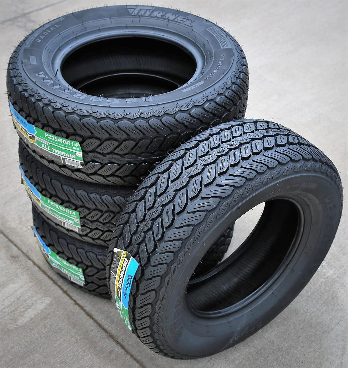All-Terrain Off-Road Radial Tire 235/60R14 96S Load Range SL 4-Ply BSW C148