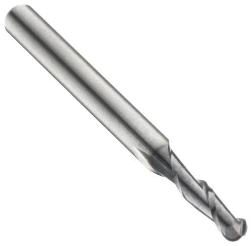 Carbide Ball Nose End Mill TiAlN Finish E36112