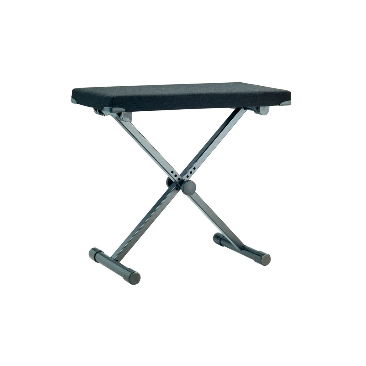 Black Fabric Keyboard Bench I124