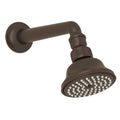 Tuscan Brass Shower Arm/Showerhead M681
