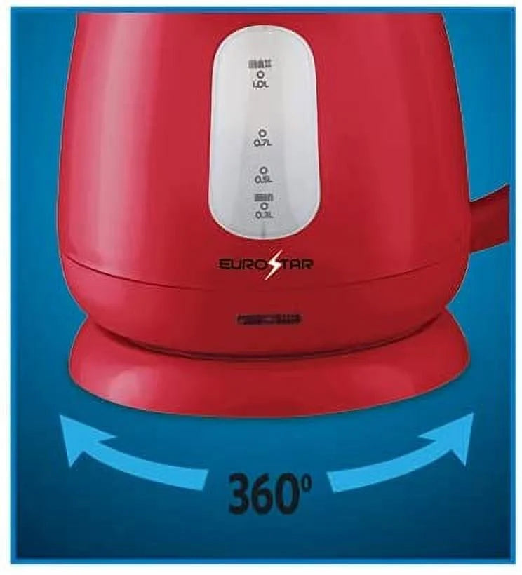 1.0L Plastic Electric Kettle O6246