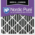 18x18x1 MERV 8 Pleated Carbon Air Filters 3 Pack L3296
